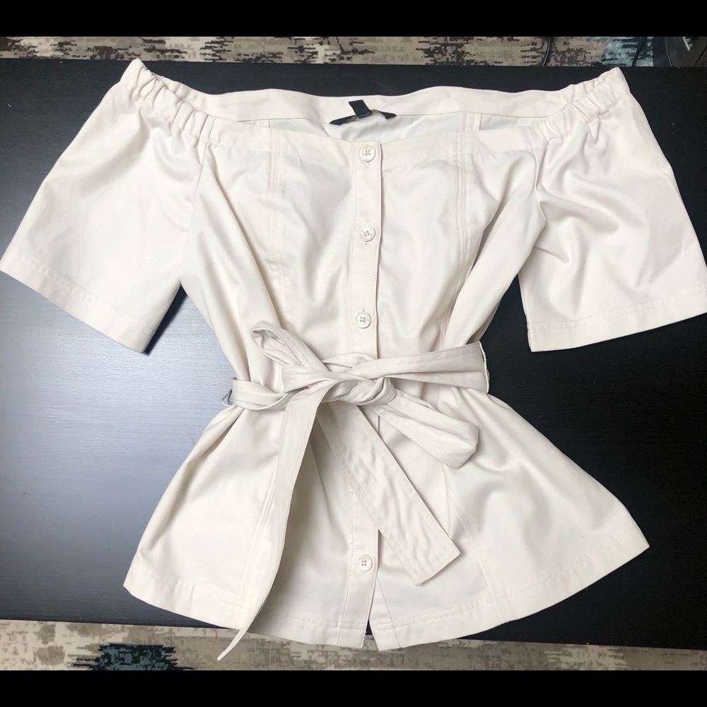 Banana republic off the shoulder top